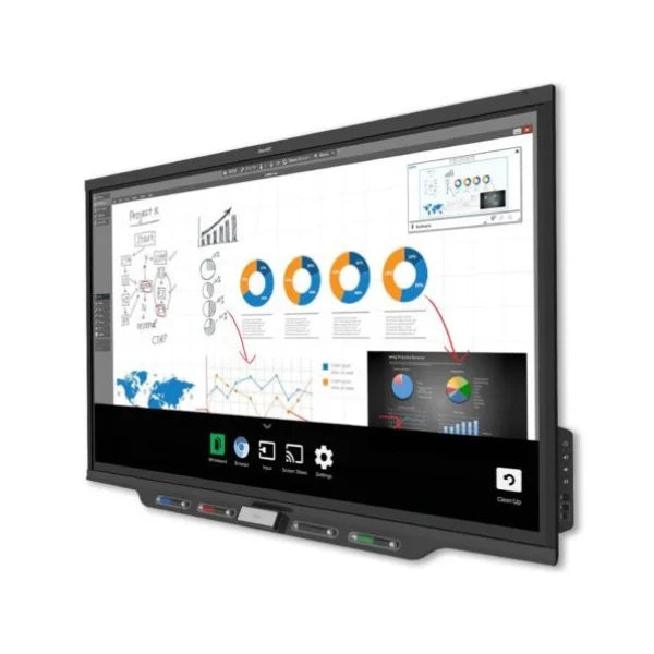 Smart Board 86" 4K Ultra HD Interactive Display – SBID-7286 with Enhanced Collaboration Tools
