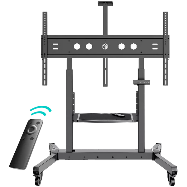 ONKRON Motorized TV Lift w/ Remote Mobile TV Stand for 50-100" TVs - TS1991 ELIFT-B