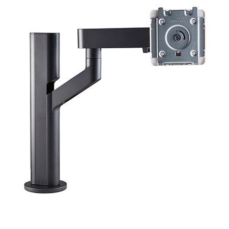 LG Ergo Stand Desk Mount Adjustable Monitor Arm Full Motion White Mounting Plate - EG800BW
