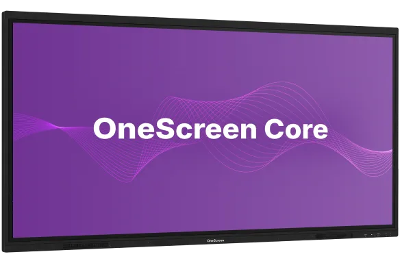 OneScreen Core 86 Inch 4k Interactive Touchscreen Display with Built-in AI Features & Live Language Translation - EDLA