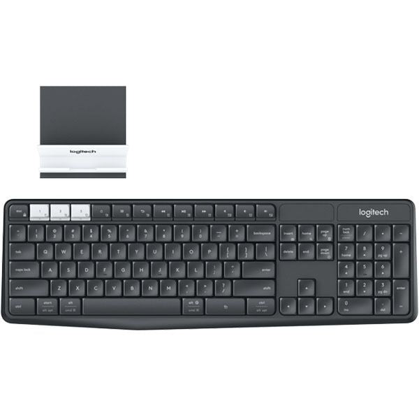 Logitech K375s Wireless Keyboard – Multi-Device Wireless Keyboard with Integrated Stand
