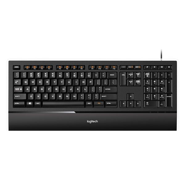 Logitech K740 Illuminated Keyboard – Slim, Backlit Keyboard for Comfortable Day and Night Typing