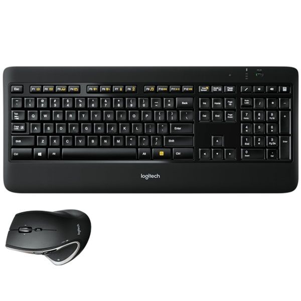Logitech MX800 Wireless Combo Desktop – Illuminated Keyboard and Precision Mouse for Seamless Productivity