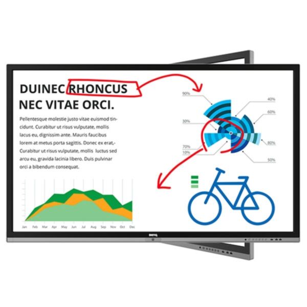 BenQ RP703 70” FHD Interactive Flat Panel – High-Performance Touchscreen for Collaboration